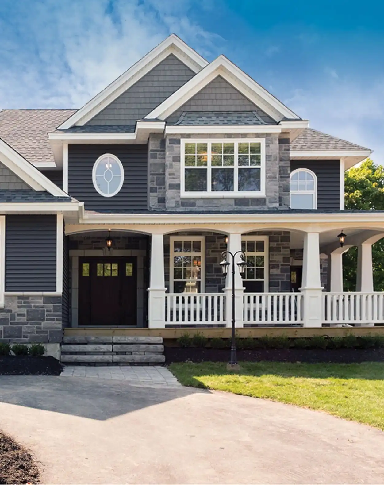 Gentek Sequoia Select windows installed on a beautiful home